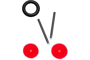 Singer Vintage Sewing Machine Spool Pins + Bobbin Winder and Red Felt Thread Holder