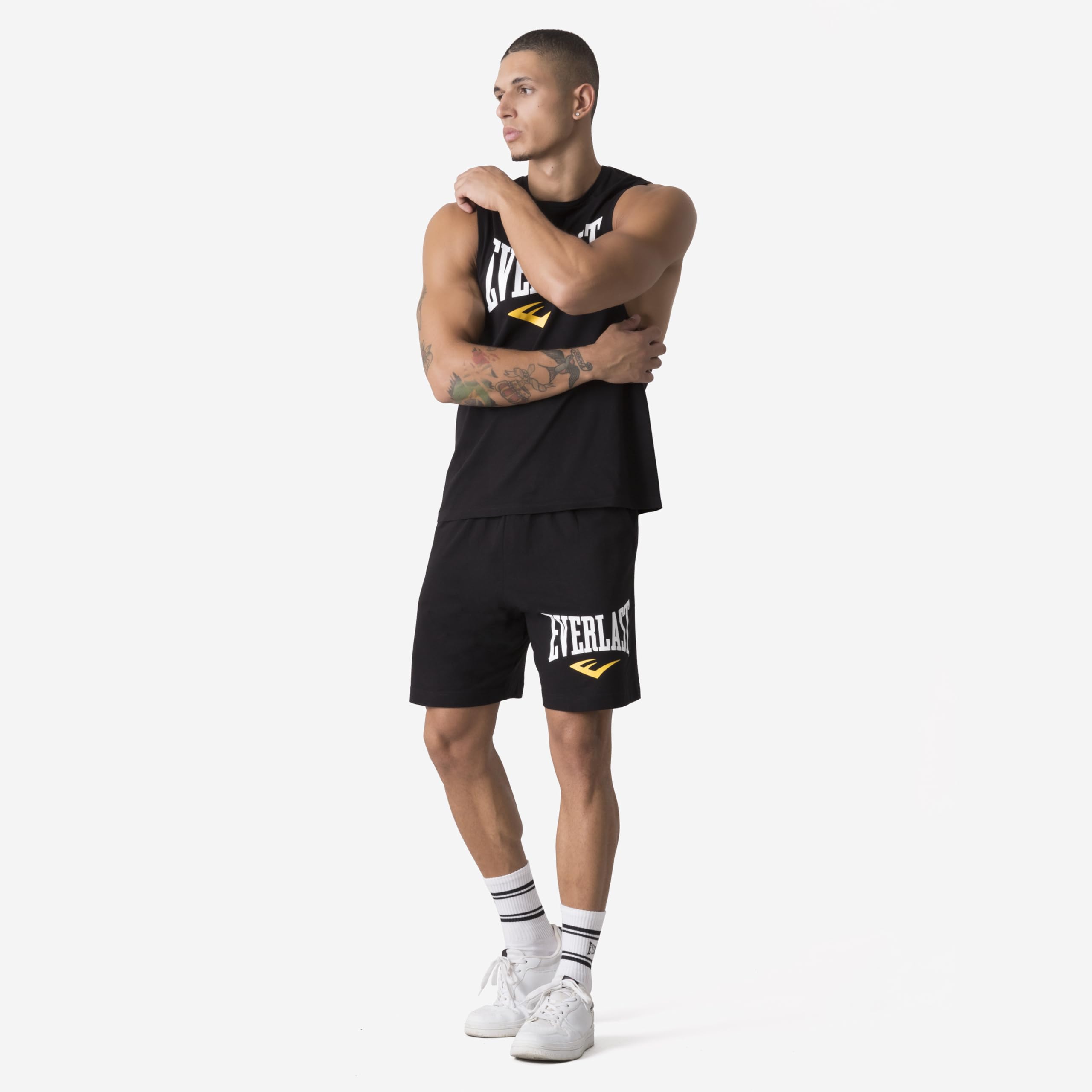 Everlast 2000 Black Tank Top Hombre (Pack de 1)