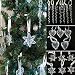 Youseexmas Glass Icicle Christmas Ornament pack of 18