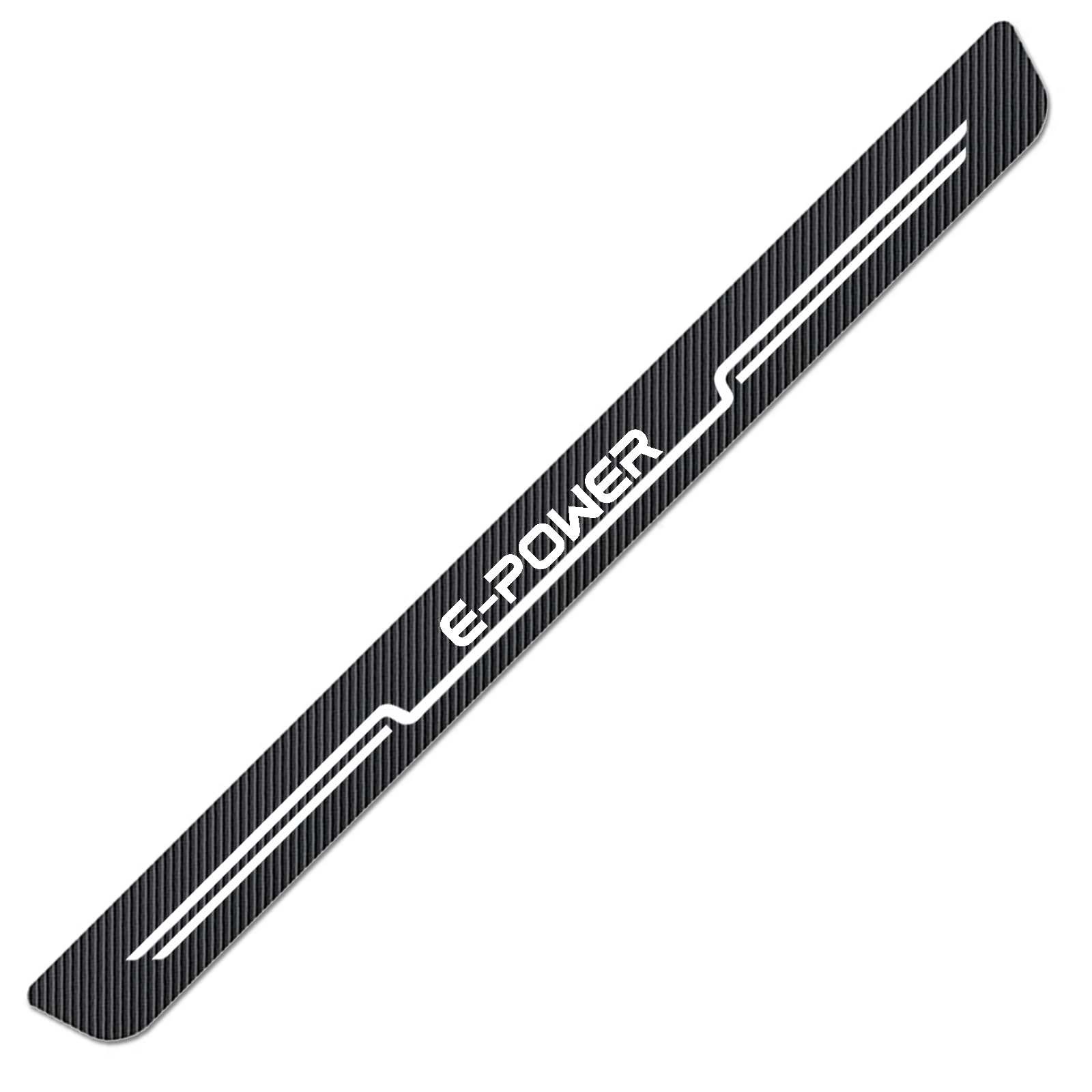 WXH97F Car Carbon Fiber Rear Bumper Protector Strip for Nissan AURA e-power E13 2021-2023