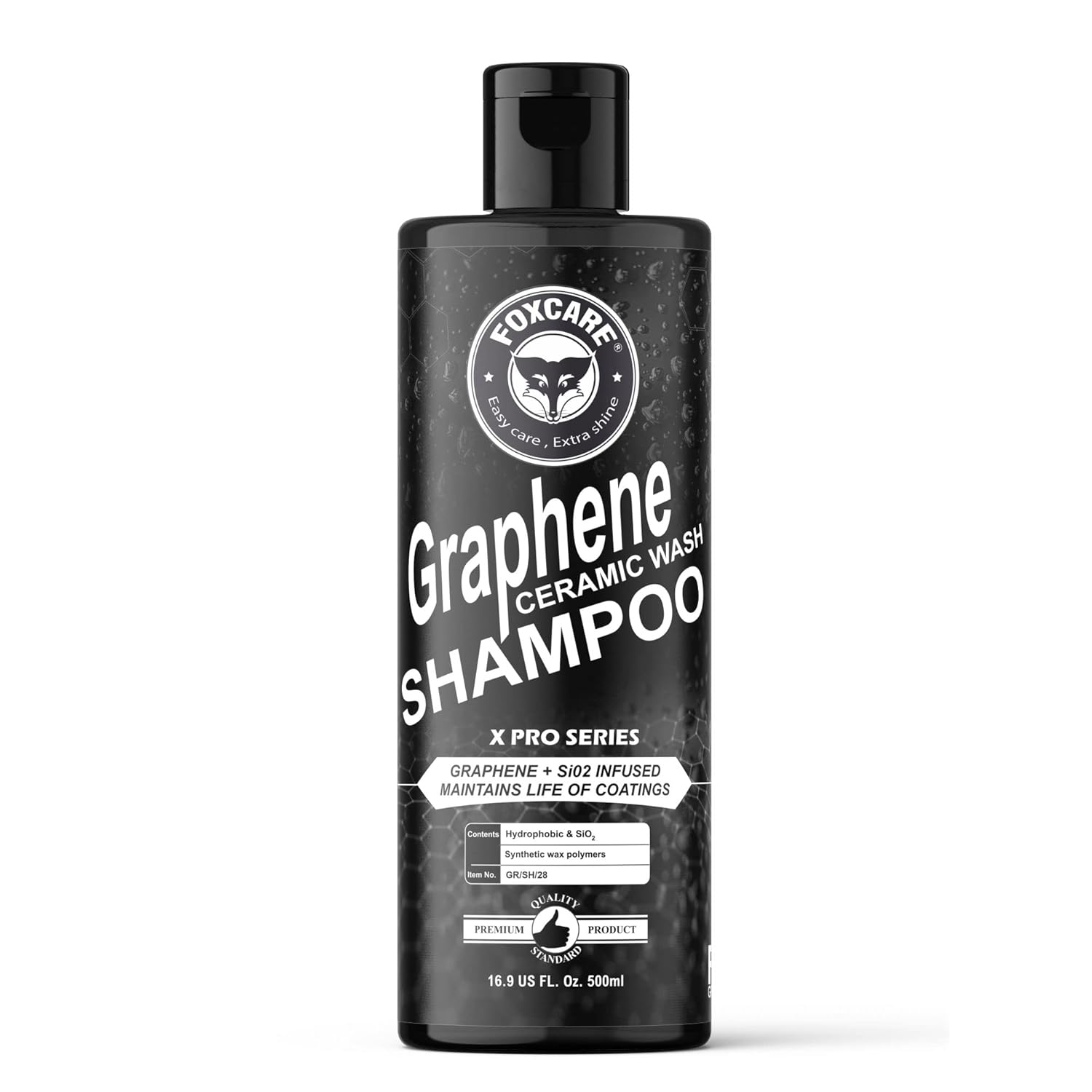 Foxcare Graphene Ceramic Car Shampoo Foam Car Wash Adds Hydrophobic