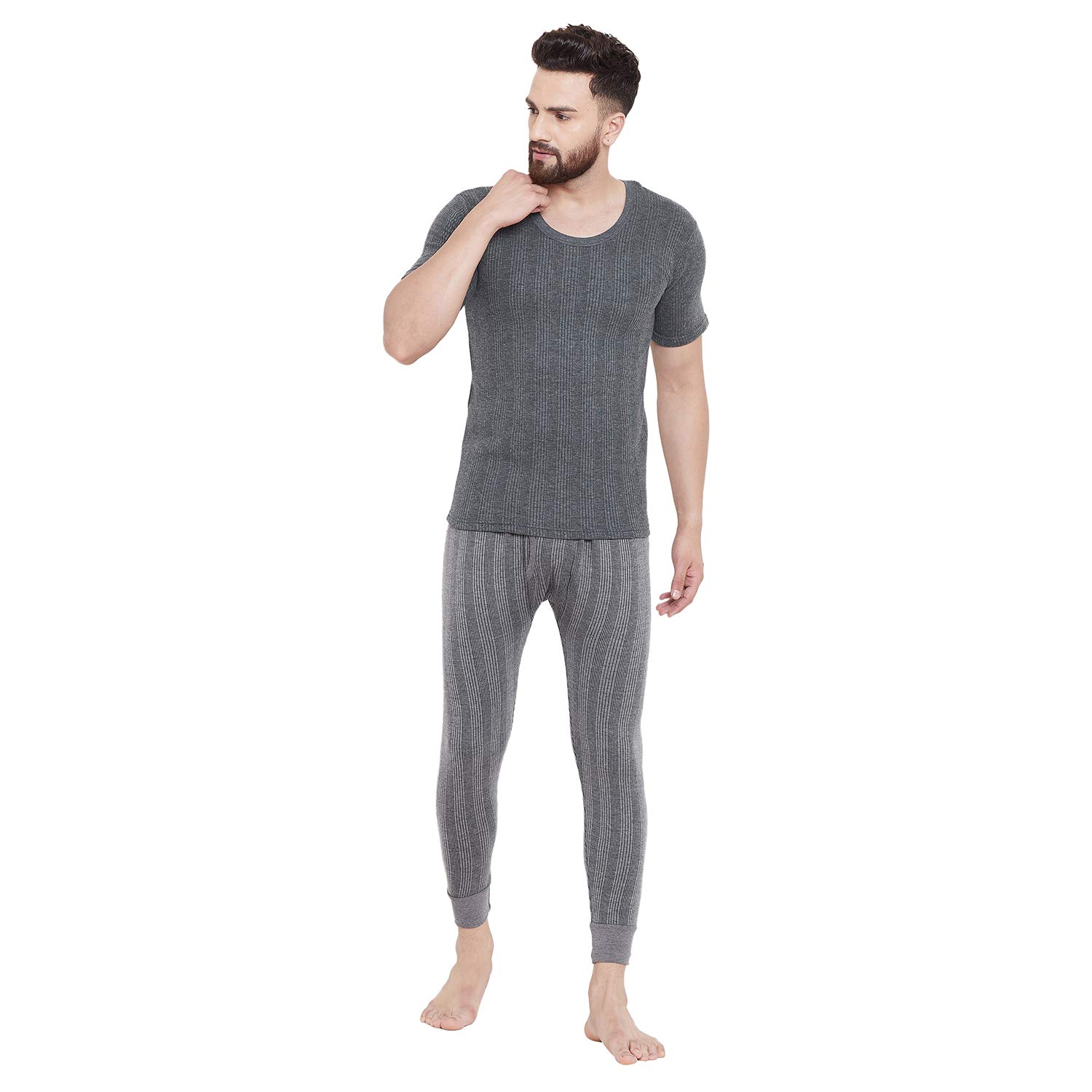 Cotton Men's or Boy's Winter wear Round Neck Full Sleeves Thermal,Warmer Set-image-26
