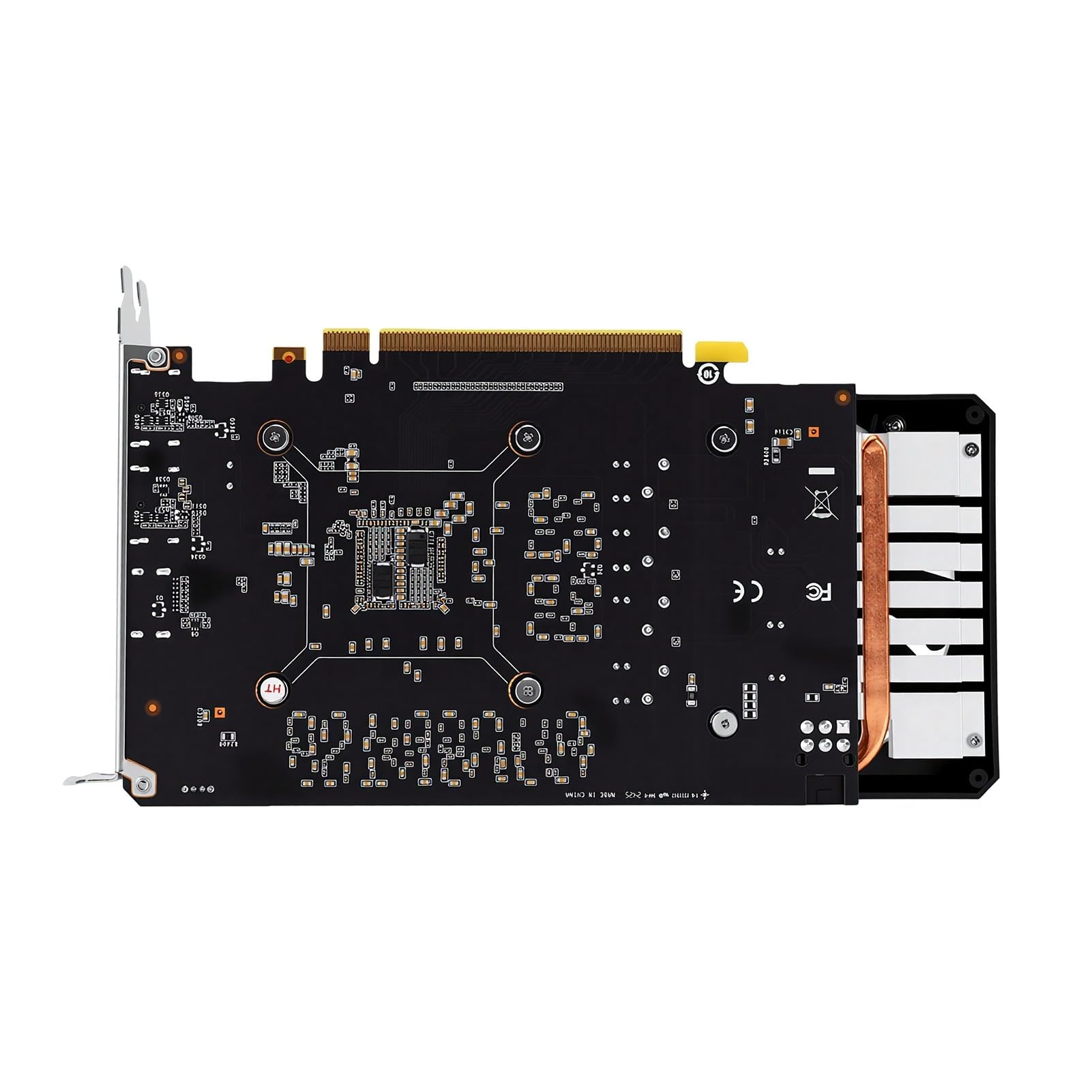 Dpofirs Karta Graficzna do Gier, 6 GB GDDR5 192-bitowa Karta Graficzna PCI Express 3.0 X16 1280 Core z Podwójnym Wentylatorem, HDMI DisplayPort, Obsługa Gier Komputerowych 1080P/1440P
