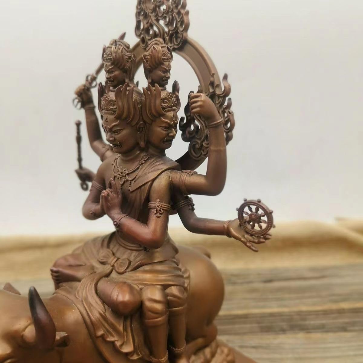 仏教美術 仏像 大威徳金剛仏像 梵天仏堂 銅製品鎮宅辟邪開運風水