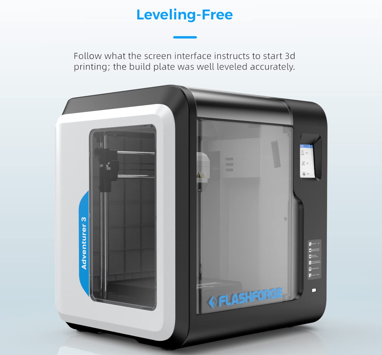 FLASHFORGE Adventurer 3 3D Printer with 150x150x150mm Printing