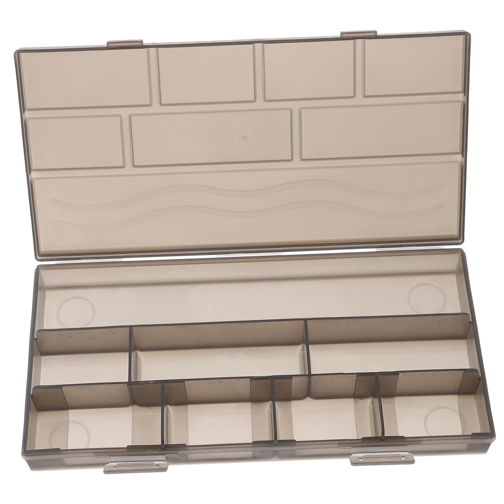 VALICLUD Hairdressing Storage Case Plastic Hair Organizer Hair Supplies Organizer Scissor Comb Clip Storage Box Color