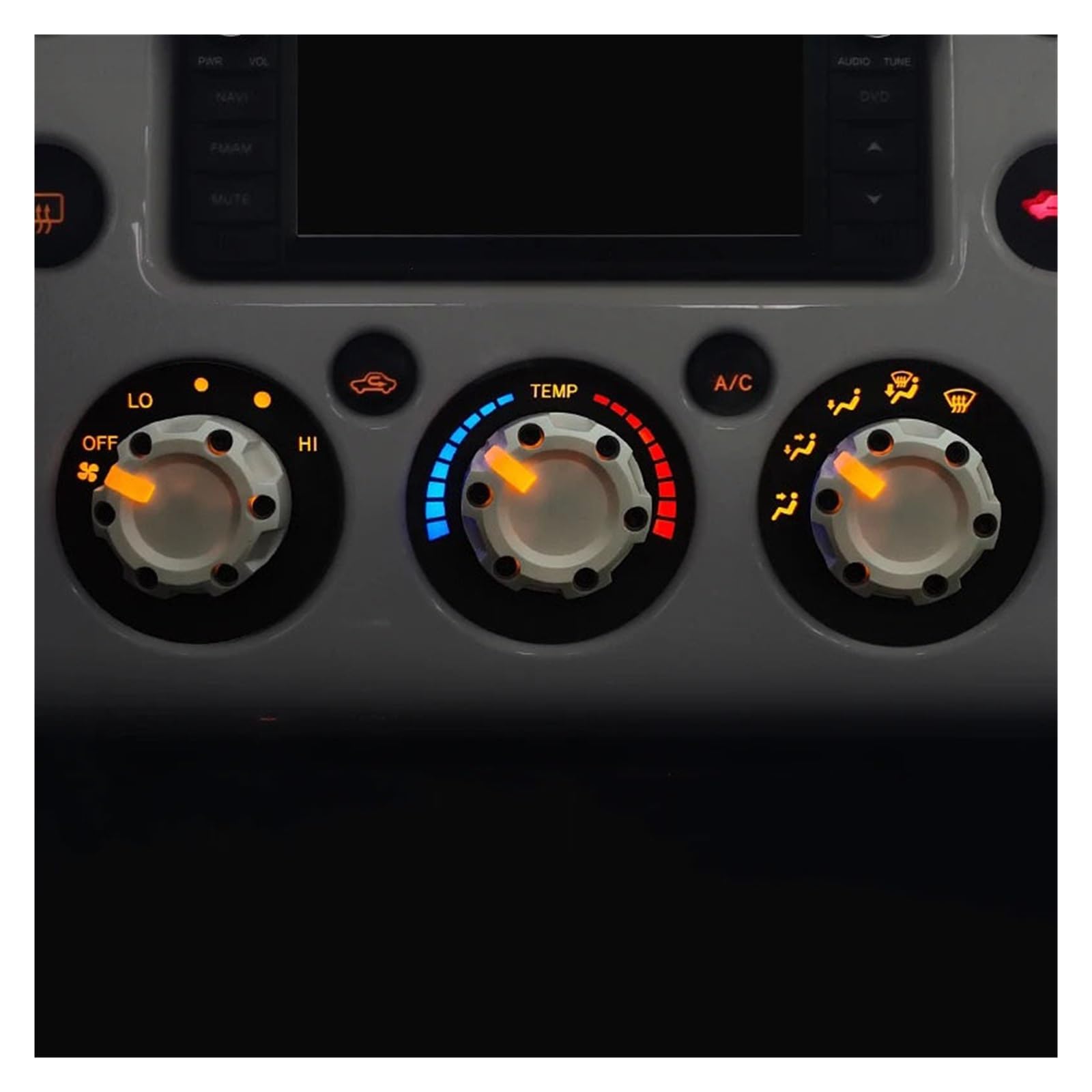 Amazon.co.jp: NIJIU(ニジューです) トヨタ FJ クルーザー空調ノブ修正