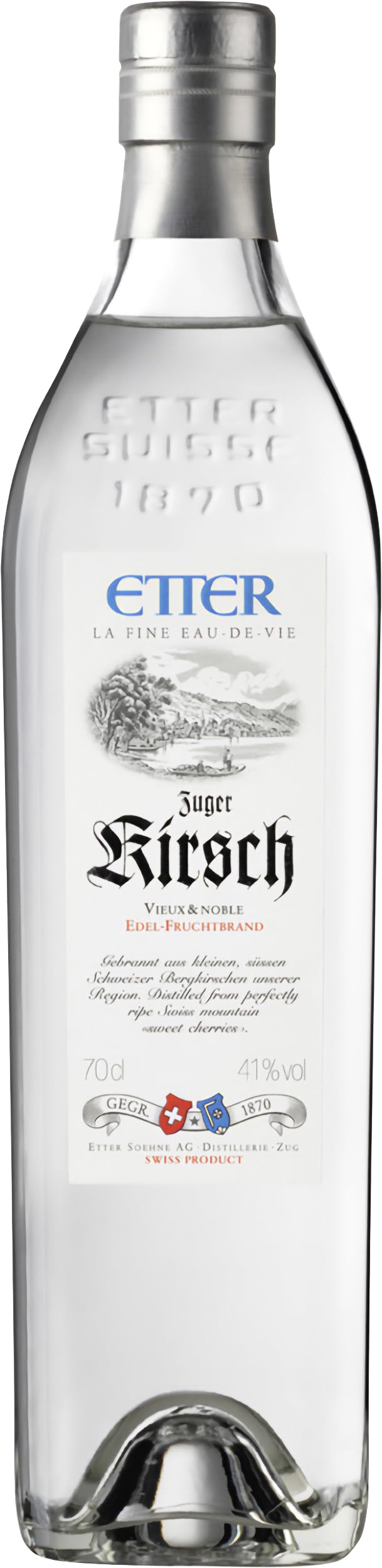 Etter Zuger Kirsch Vieux & Noble Edel-Fruchtbrand Schweiz (1 x 0.7 l)
