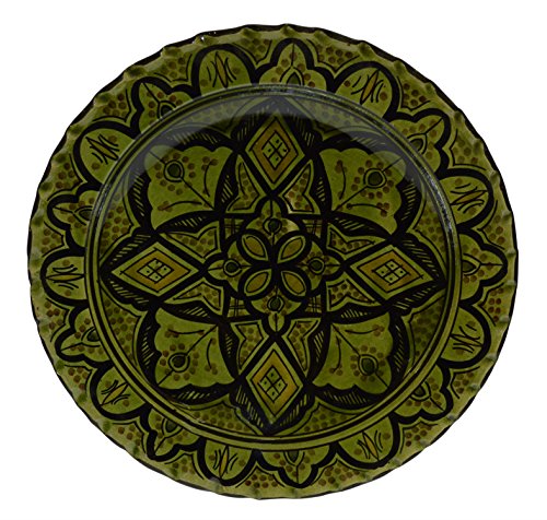 Ceramic Moroccan Handmade Plate, 14-Inch #TOP11