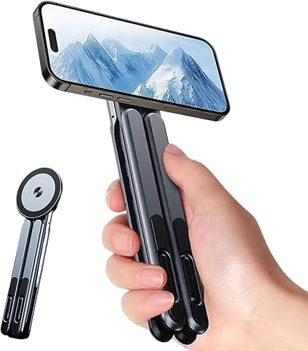 Portable Laptop Stand - Travel Laptop Stand, Magnetic Aluminum AlloyLaptop Tablet Holder Tripod  Magnetic Phone Tripod Holder - for Travel Office