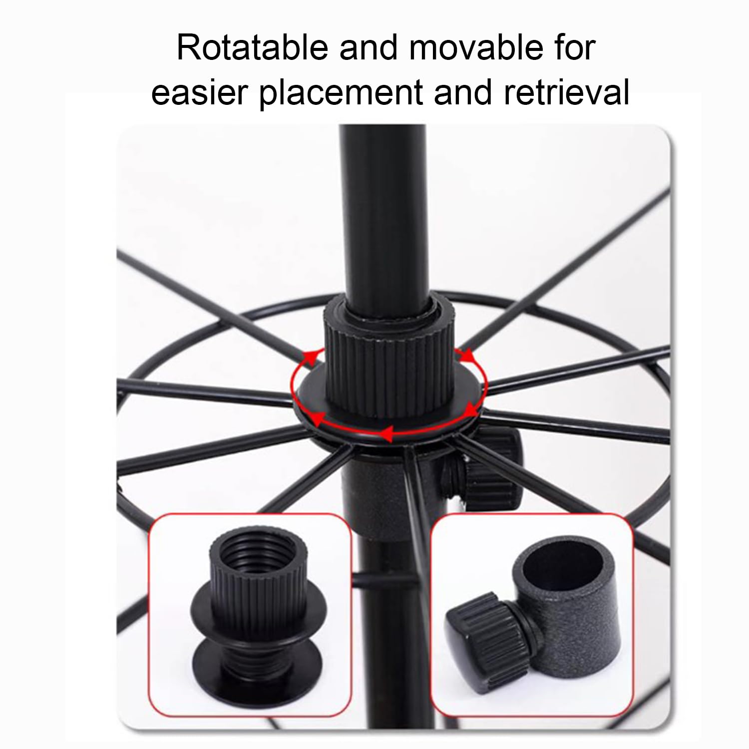 Présentoir Rotatif à 7 Niveaux,Etagère En Métal,Pour Porte-Clés,Bijoux,Événements Et Magasins,Mobile Et Réglable,Étagères Verticales Pour Les Magasins De Détail Et Les Supermarchés,Noir