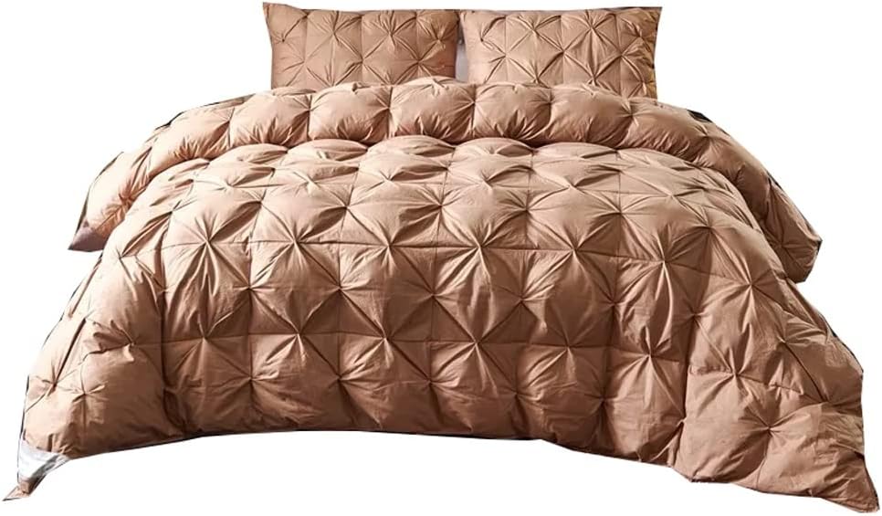 Cotton White Goose/Duck Down Duvet Goose Bed Velvet Comforter Queen King Quilts Winter Keep Warm QuiltCover(200x230cm 4.5kg)