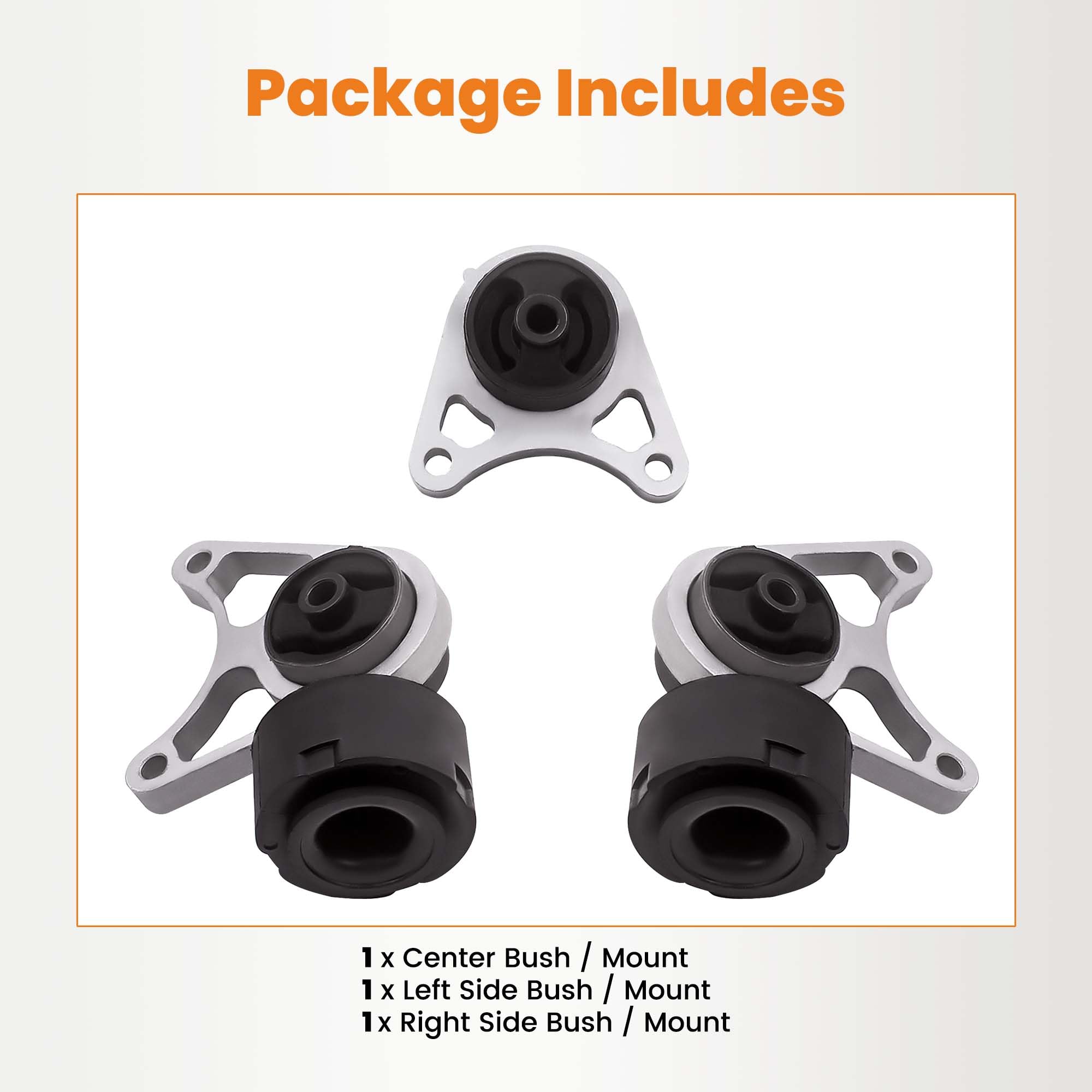 maXpeedingrods 3x Supporto Differenziale for Land Rover Freelander 1 1996-2006 Posteriore