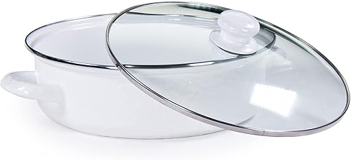 Miniatura 10 de Golden Rabbit Esmalte - Patrón negro sólido - Sartén para saltear de 3 cuartos