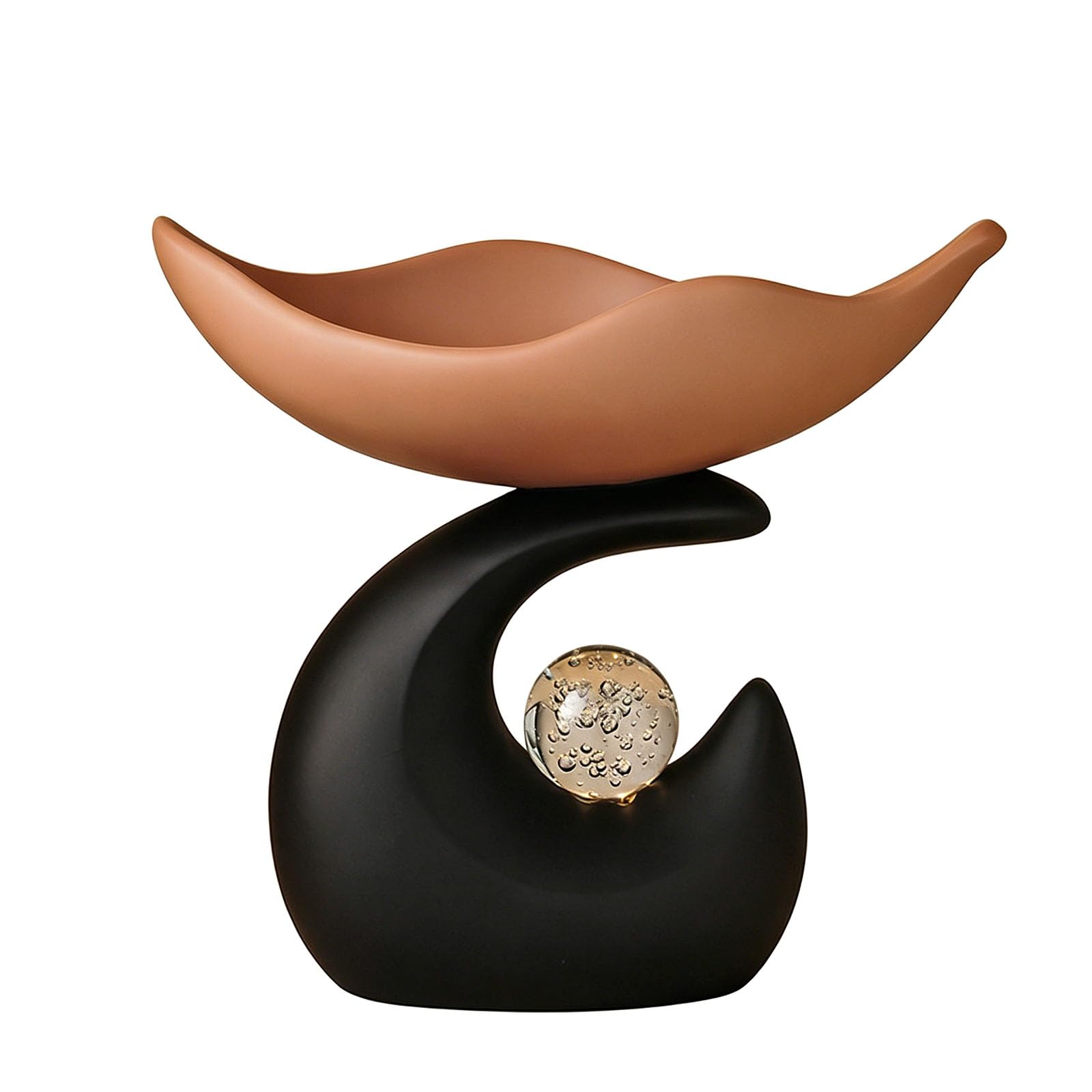 Vassoio portachiavi con decorazione a in vetro per chiavi, gioielli e piccoli oggetti Ciotola decorativa moderna in resina per tavolo d ' ingresso e spazio abitativo, regalo degno un articolo