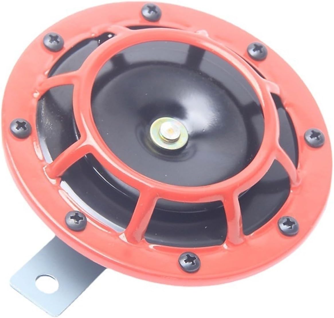 New 12V Car And Motorcycle Air Snail Horn Treble Red Basin Type 400Hz