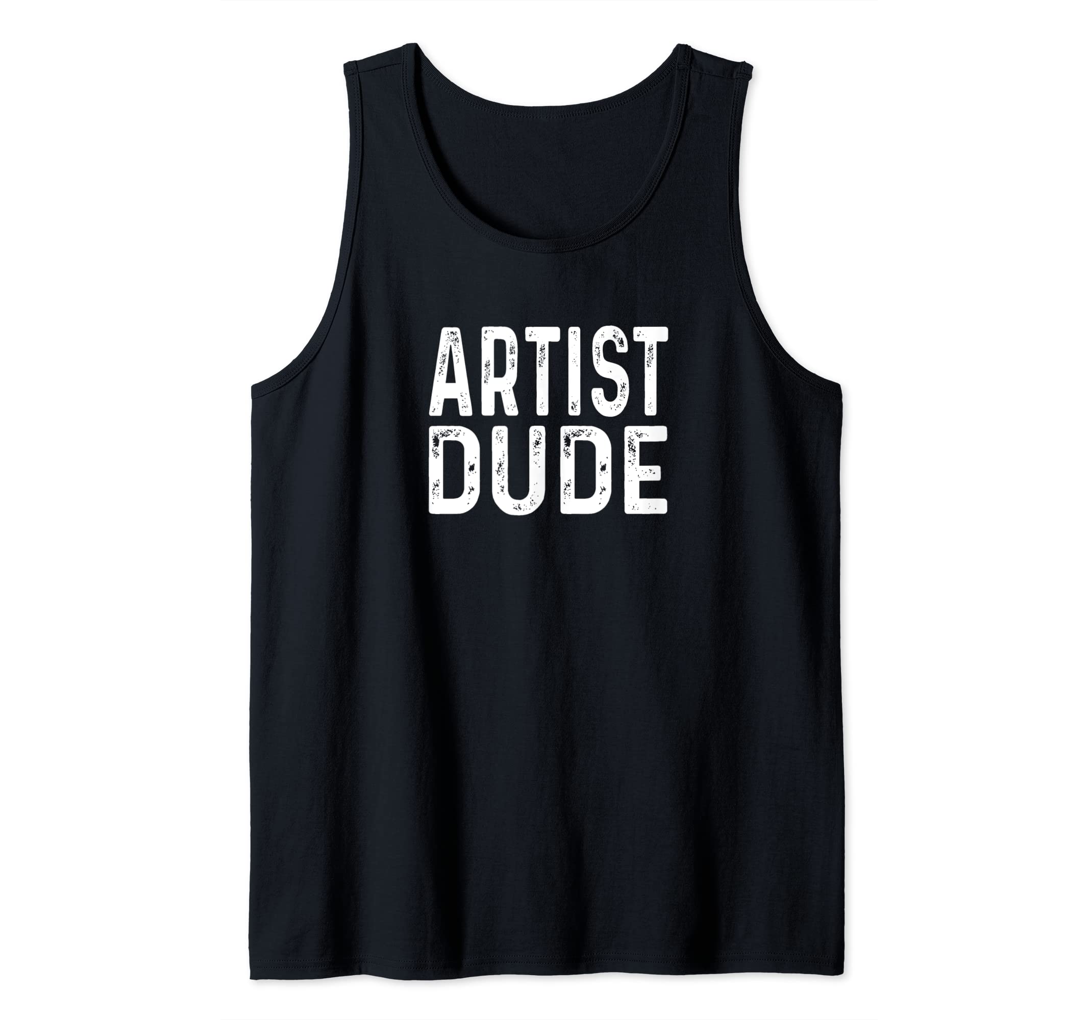 Artist Dude Distressed Film Art Music Theatre Tattoo Sculpto Tank Top