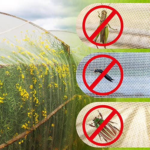 Garden Netting, Ultra Fine Garden Mesh Netting 10X33Ft Greenhouse Protection Net, Reusable Plant Covers For Protect Vegetables Fruits Plant Flower Crop Screen Barrier Net Row Covers #TOP2