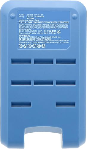 Miniatura 5 de Synergy Digital Batería para aspiradora, compatible con aspiradora Tineco Pure One S11, (iones de litio, 21.6 V, 2000 mAh), capacidad ultra alta,