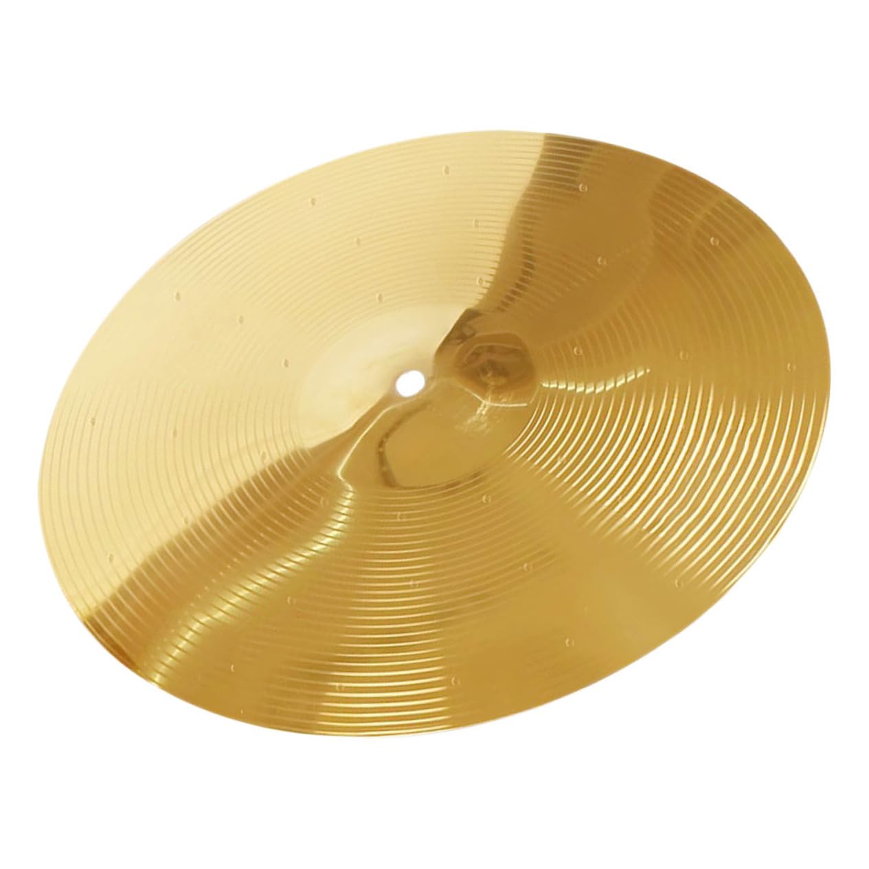 Generic 2piezas Platillo De Tambor De Metal Jazz Accesorios De Batería Prácticos y Ligeros Platillo Crash Para Principiantes y Músicos Diseño Seguro y Portátil