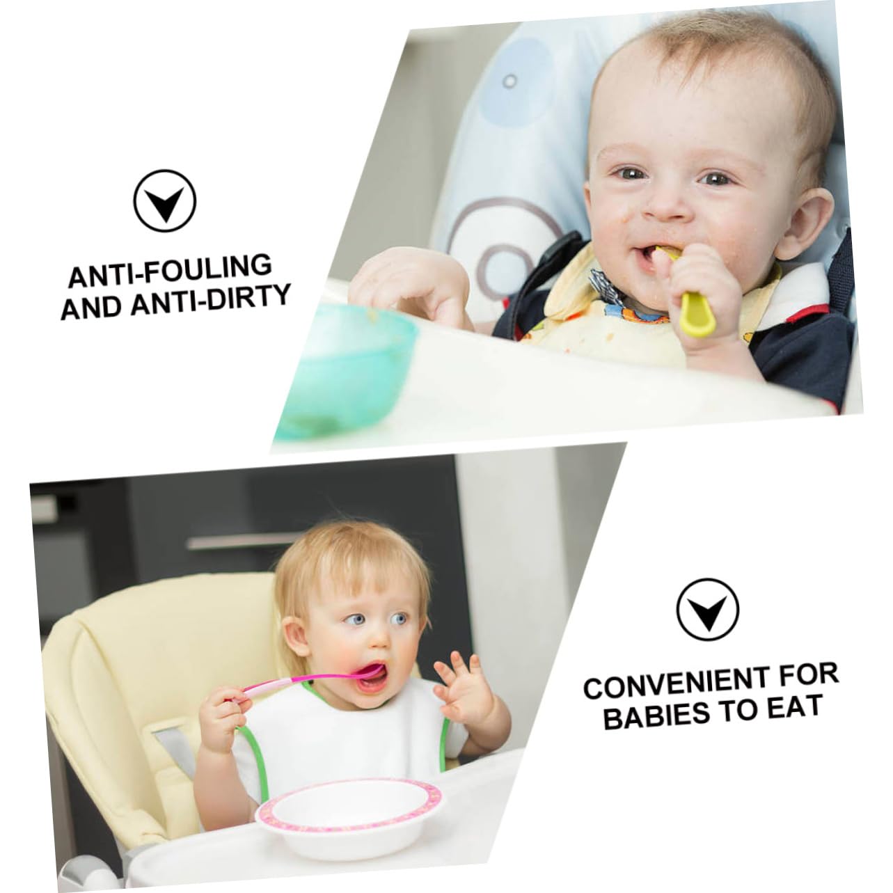 3 Sätze Lätzchen baby bibs babylätzen overol para niño Overalls für Kinder Baby isst Kittel Kinderschürze dünner Schnitt Arbeitskleidung Babybedarf Kleinkind Polyesterfaser