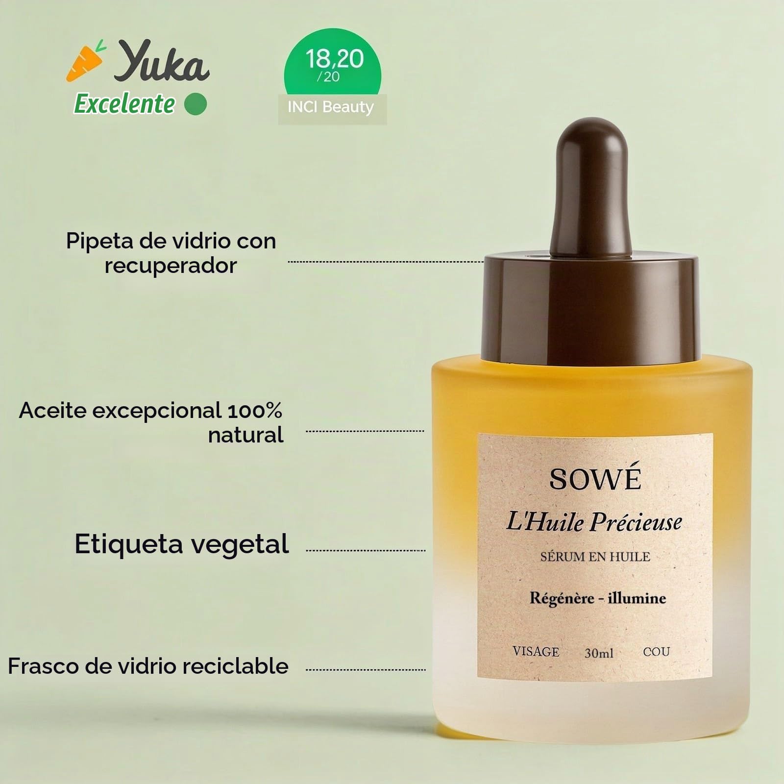 Aceite Precioso - Sérum Facial Anti-Edad y Anti-Oxidante Orgánico - Higo de Barbaria y Argán - Hidratante, Nutritivo, Piel Radiante - Tratamiento Natural para Todo Tipo de Piel - 30 ml
