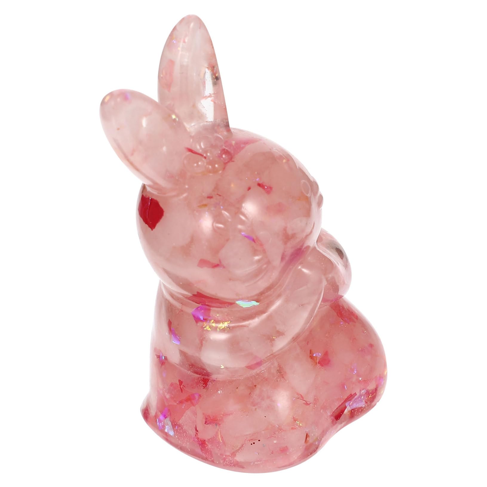 Statues de Lapin en Cristal pour Décoration d'Intérieur Feng Shui de Salon et Bureau