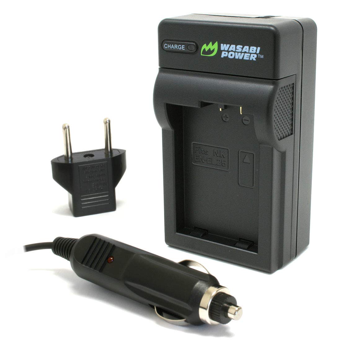 Wasabi Power Battery Charger for Nikon EN-EL25, EN-EL25a, MH-32 Compatible with Nikon Z30, Z50, Z50 II, Zfc