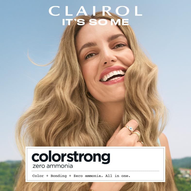 Miniatura 6 de Clairol ColorStrong - Tinte permanente para el cabello sin amoníaco, rubio ceniza extra claro 10.1, color para el cabello de Maldivas, paquete de 1