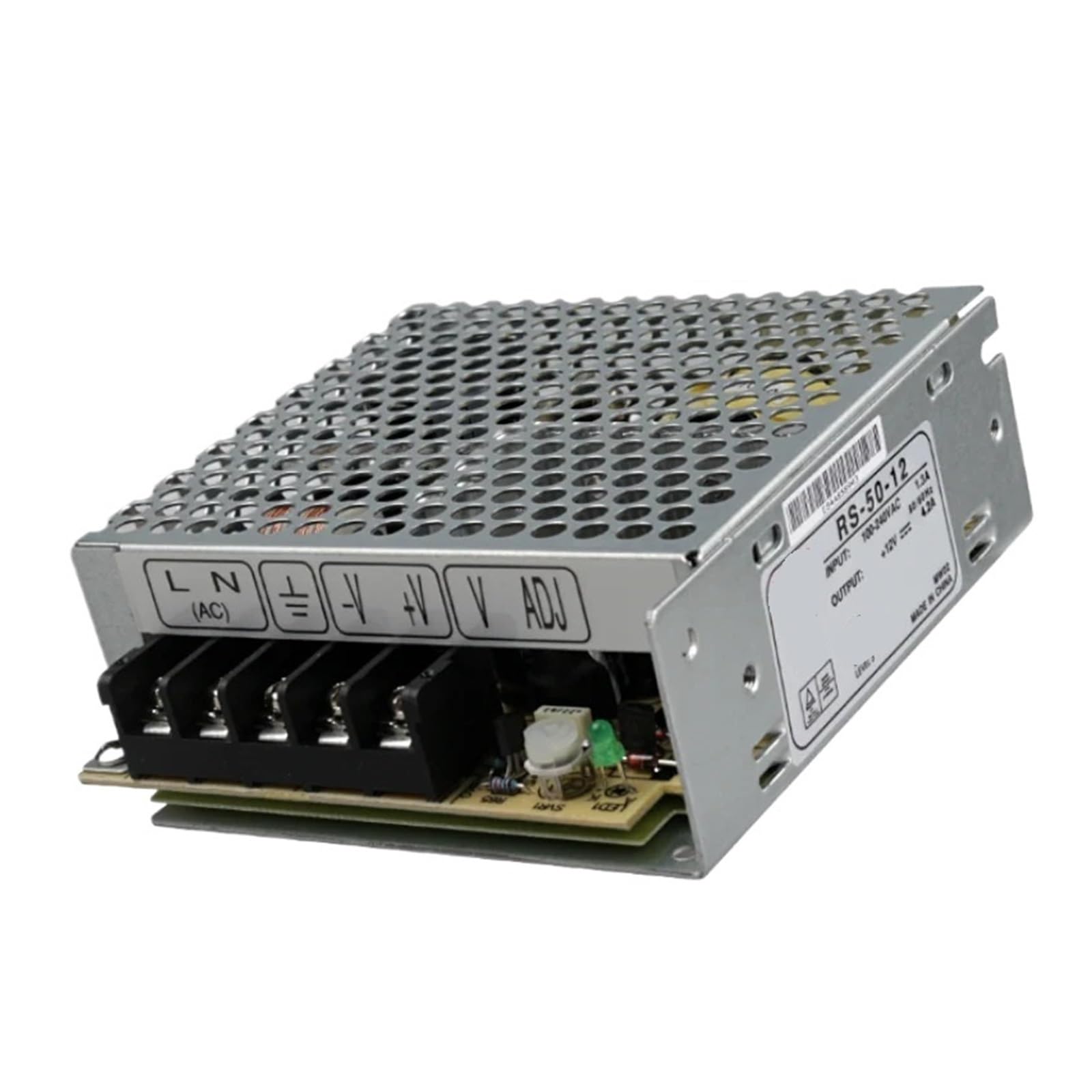 BRODEFUP RS-50 RS-50-3.3 RS-50-5 RS-50-12 RS-50-15 RS-50-24 RS-50-48 RS50 50W Power Supply(RS-50-5)