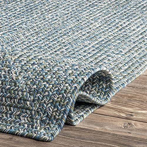 Image of Premium Hand Braided Cotton Rectangular Carpet 1.5x6 Feet | Soft & Durable Floor Rug for Living Room, Bedroom & Kids Room | Anti-Slip, Washable & Eco-Friendly Color -Multi Mixx