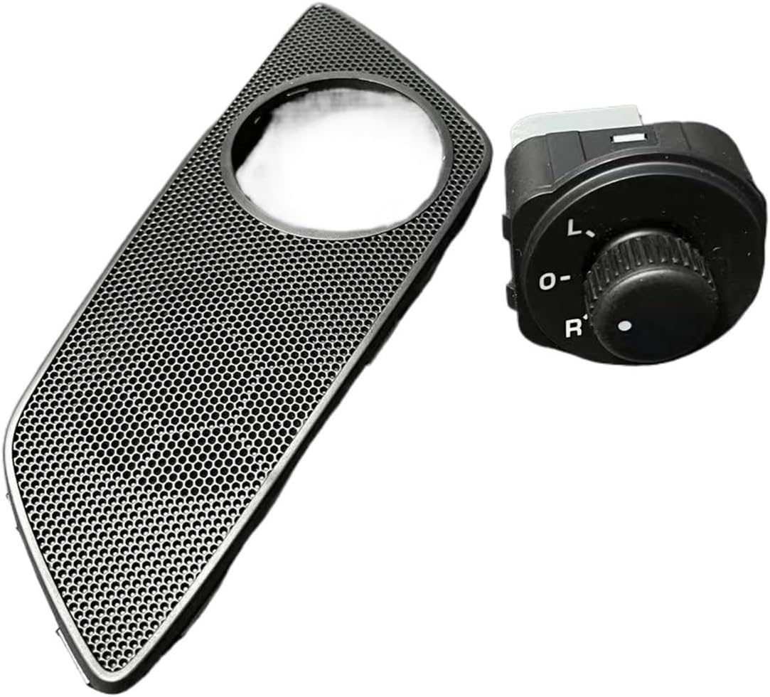 Car Mirror Switch Fit for Skoda Fit Fit Octavia 2007~2014 Front Left Speaker Cover Mirror Control Switch1Z1867435 1ZD959565 1ZD 959 565(Without Heating)