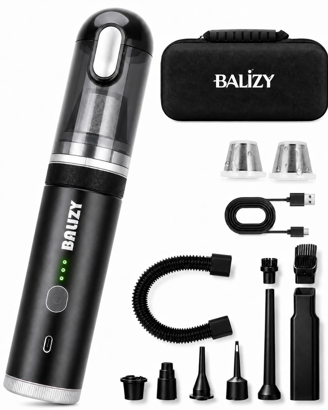 Photo 1 of BALIZY Handheld Vacuum Cleaner & Air Blower - Black