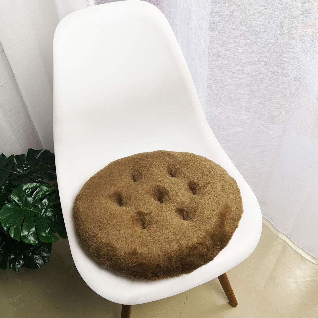 Coussin de siège de chaise circulaire en coton pour cuisine et jardin
