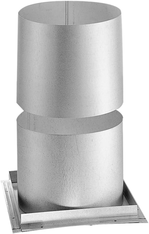 Simpson Dura-Vent 9656 Galvanized DuraTech 8" Class A Chimney Pipe Firestop Assembly 9656