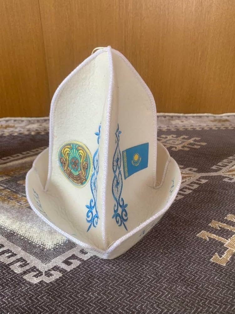 Amazon.co.jp: カザフスタン民族衣装 帽子 Kalpak 男性用 : ファッション