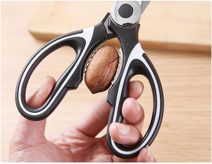CrafScissors Multifunctional Kitchen Scissors Household CuChicken Bone Barbecue(Scissors Upgraded)
