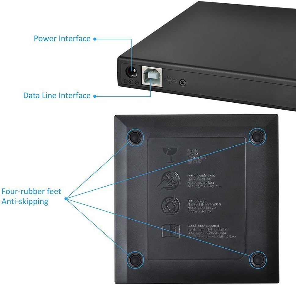 XKTTSUEERCRR USB External CD-RW DVD-RW Combo Drive