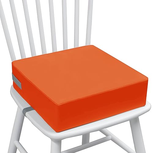 Miniatura 12 de Asiento elevador para mesa de comedor, 2 cinturones de seguridad elásticos, poliuretano antiarañazos, respetuoso con la piel, impermeable