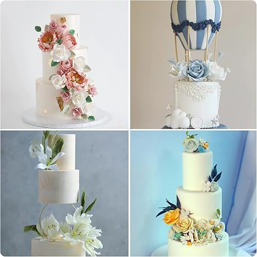 Vista 6 de Zixiang Molde de veteado de silicona para pasta de goma, molde de pasta de goma, molde de flor de peonía, molde de lirio de orquídea para decoración