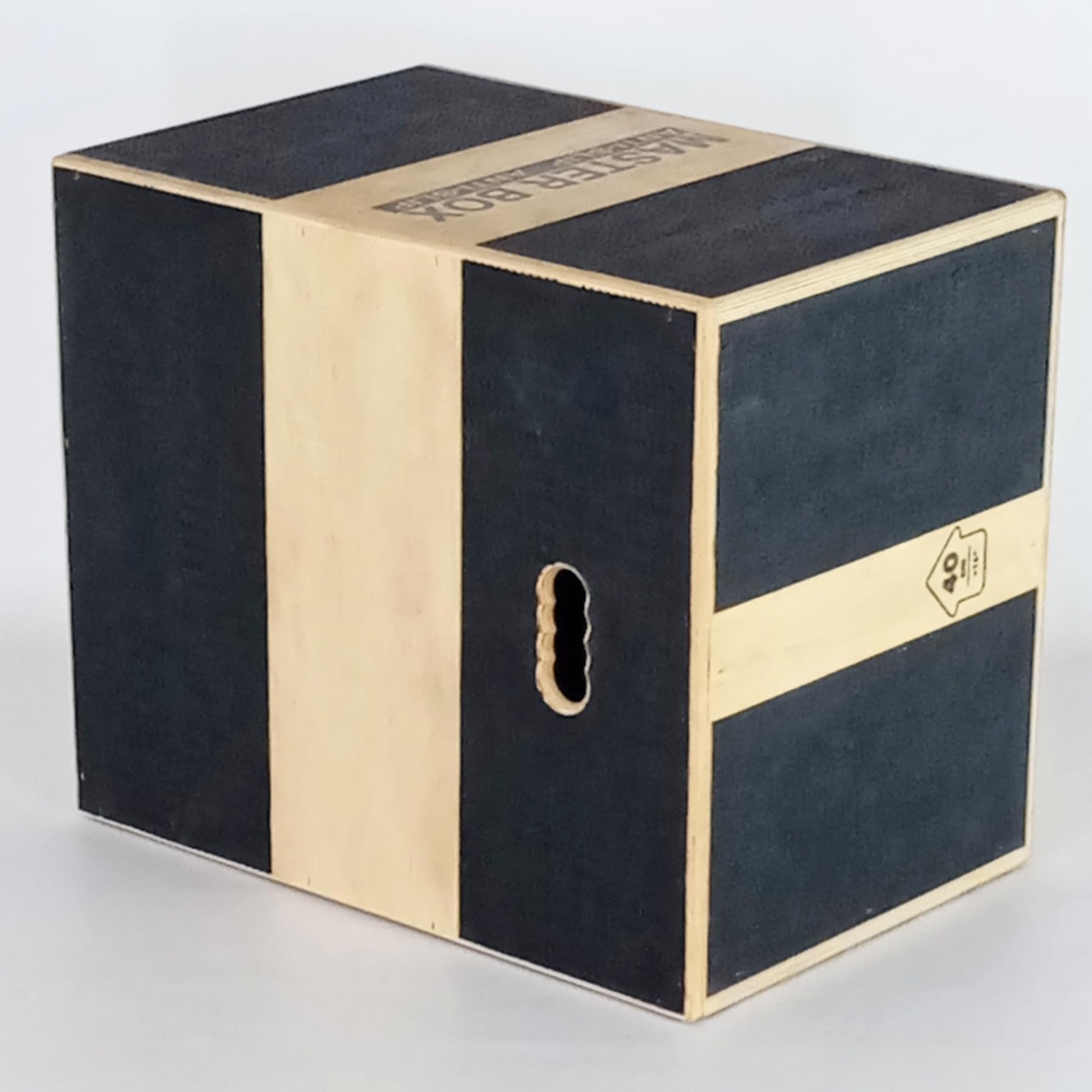 BeckerTechnik Master Box Anti-Slip M 40x50x60 cm, vollständig aufgebaut und verleimt, gerundete Kanten, rutschfeste Flächen und Gumminoppen auf je 3 Seiten, bis 350 kg belastbar