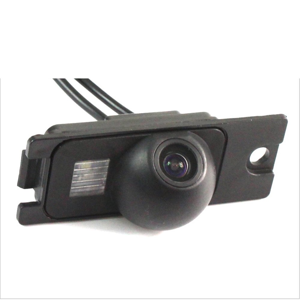 HD Auto Vehicle Car Van 170° Wide Angle License Plate Light Rear View Reversing Backup Camera Parking Aids System Compatible with Volvo S60 S80 V70 (NO.1) V7897