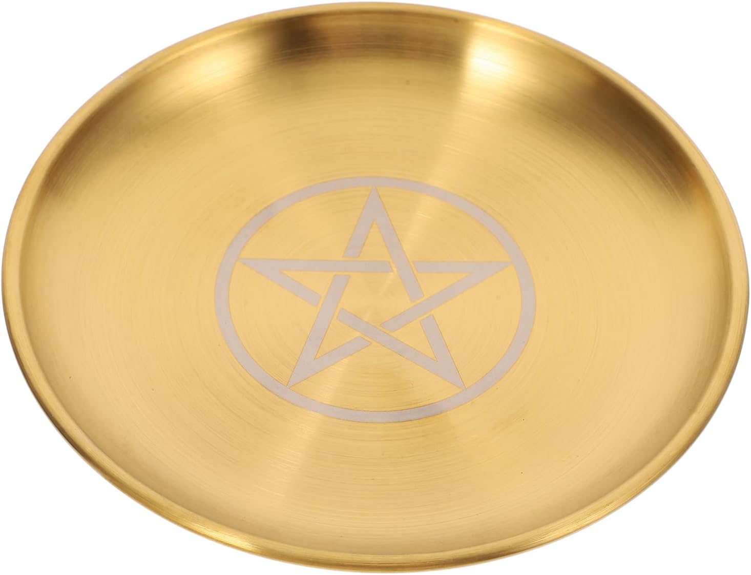 Azazels Altar Pentagram Iron Ring Tray for Halloween Season Home