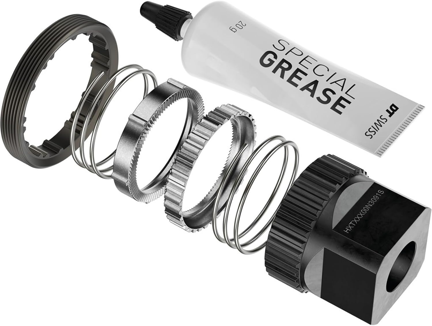 DT Swiss Ratchet DEG DF Anti-pedal Kickback System Upgrade Kit - 90t, With Tool