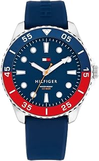 Oceanic Quartz Analog with Blue Dial Blue Silicone Strap Watch for Men - TH1792200