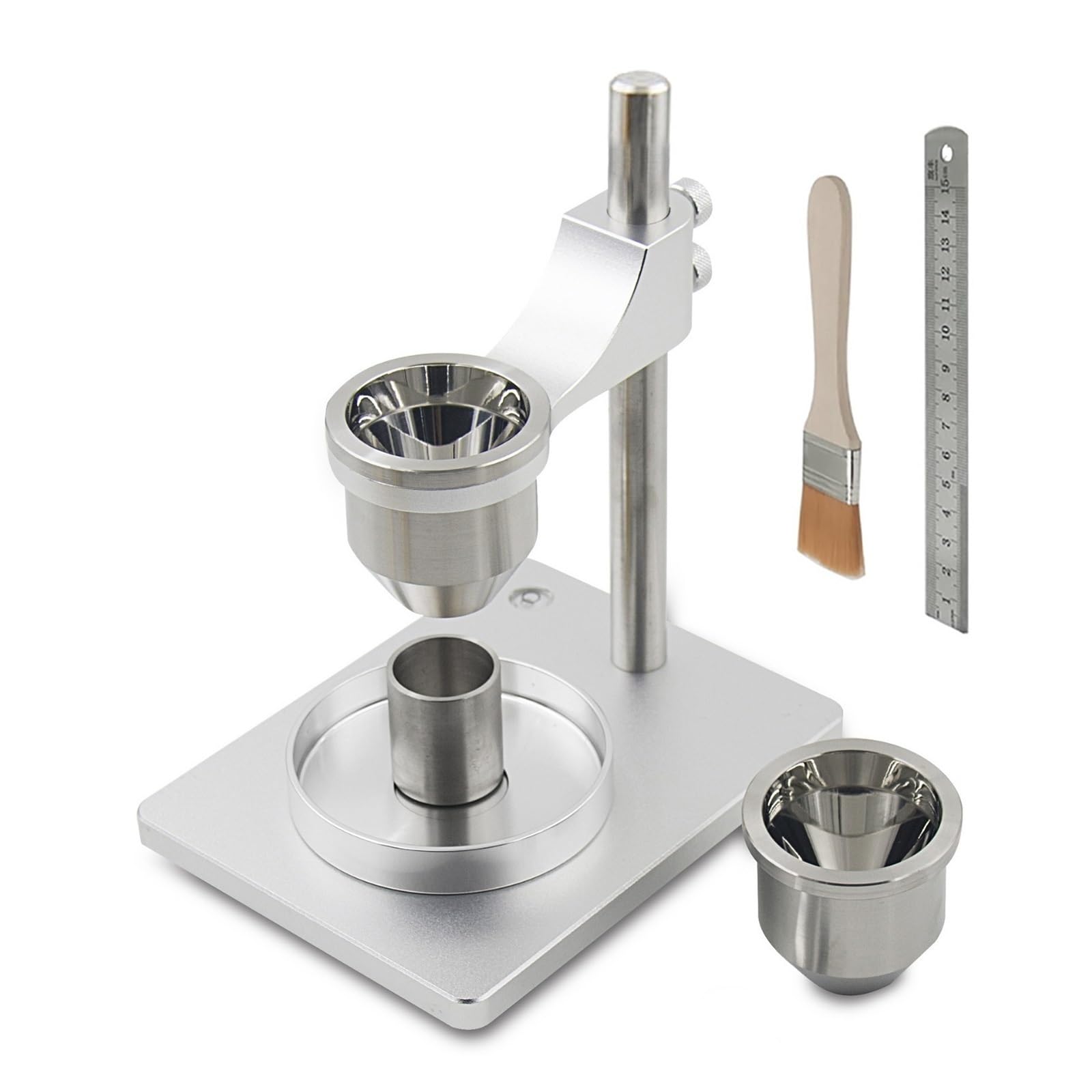 Tester przepływomierza Hall Flow Meter Powder Flowability Tester z lejkiem, precyzyjnym miernikiem gęstości zbiorczej i sprzętem do testowania szybkości przepływu do laboratoryjnych eksperymentów nauk