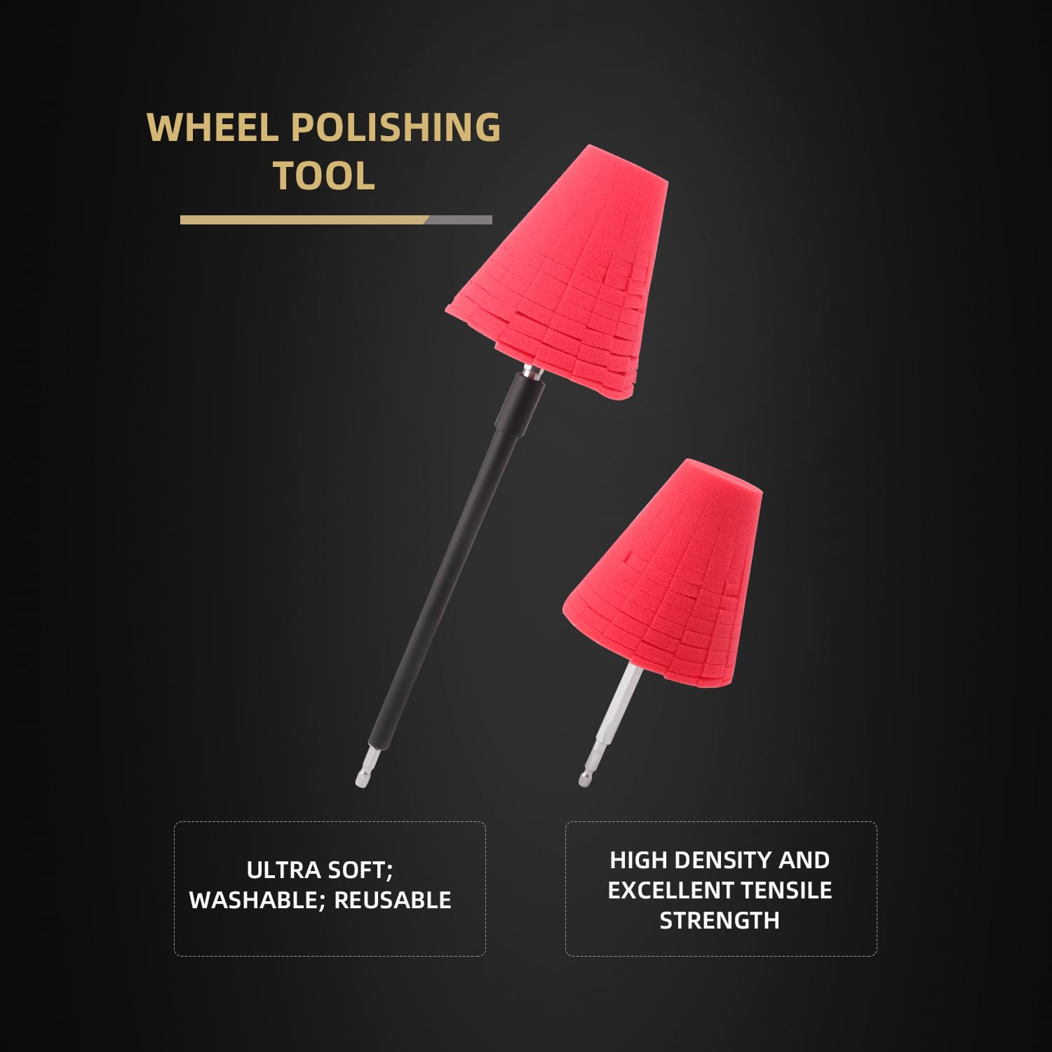 Metal Polishing Tool, Auto Cone Metal Polish Buffing