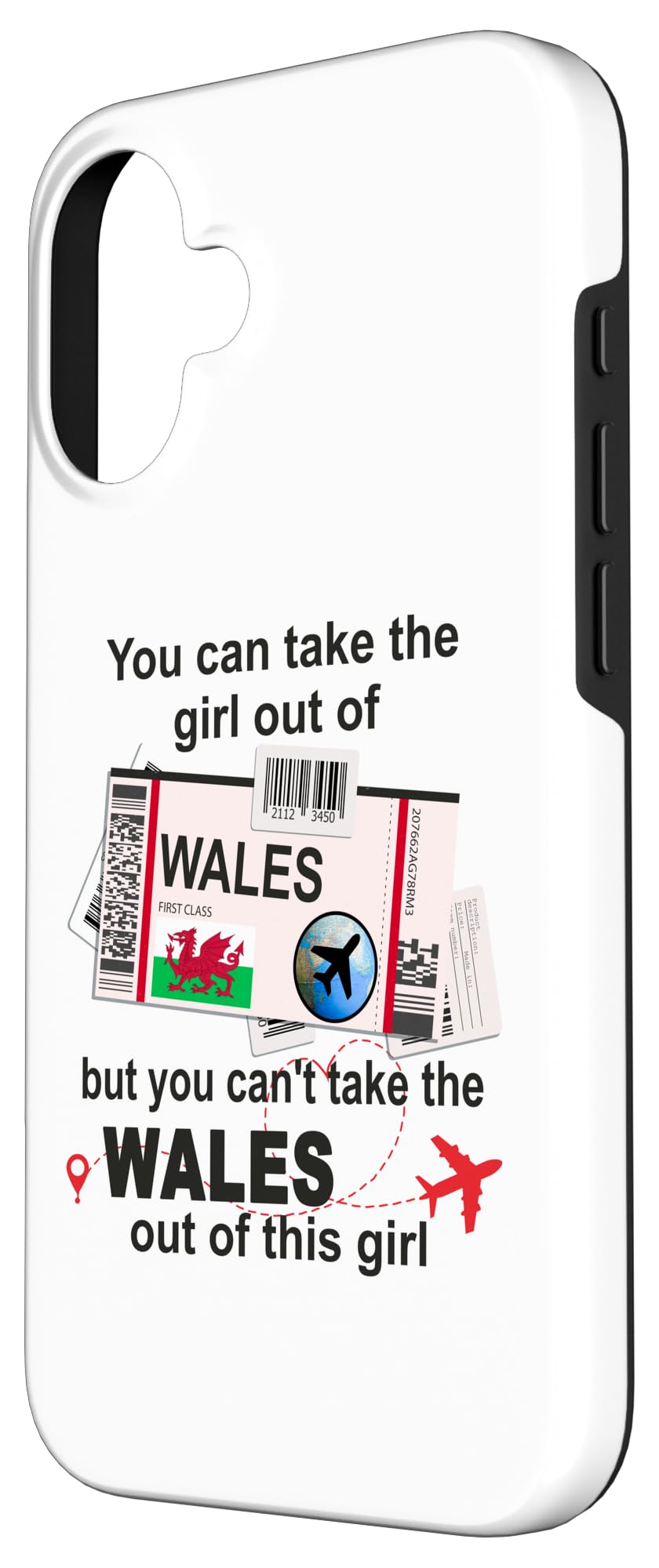 iPhone 16 Wales Girl - Wales Boarding Pass - Wales Case - Image 2