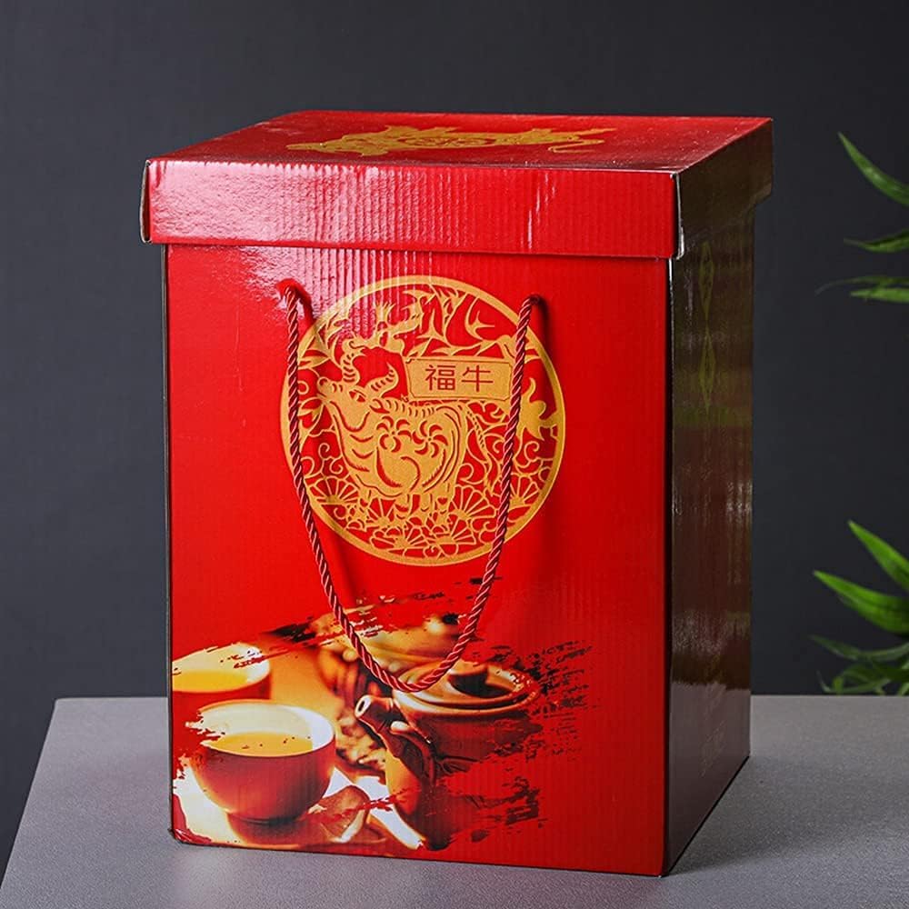 Ungfu Glas Teekanne Set Widerstandsfähiges Glas Teeset Kaffeeset Magnetische Wasserumleitung Rotierende Abdeckung Schüssel Halb Automatisch Tee Maer, Brown, Set