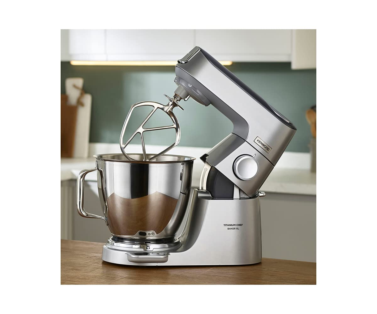 Kenwood Titanium Chef Baker Xl Mikser Stojący, Srebrny, 6,7 l